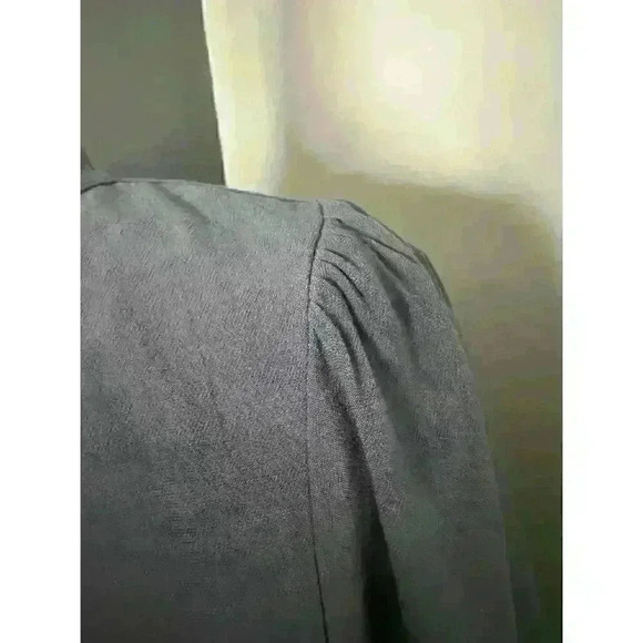 Nine West Woman's Gray Lined Ruffle Blouson Mini Dress- Size M - Picture 11 of 12